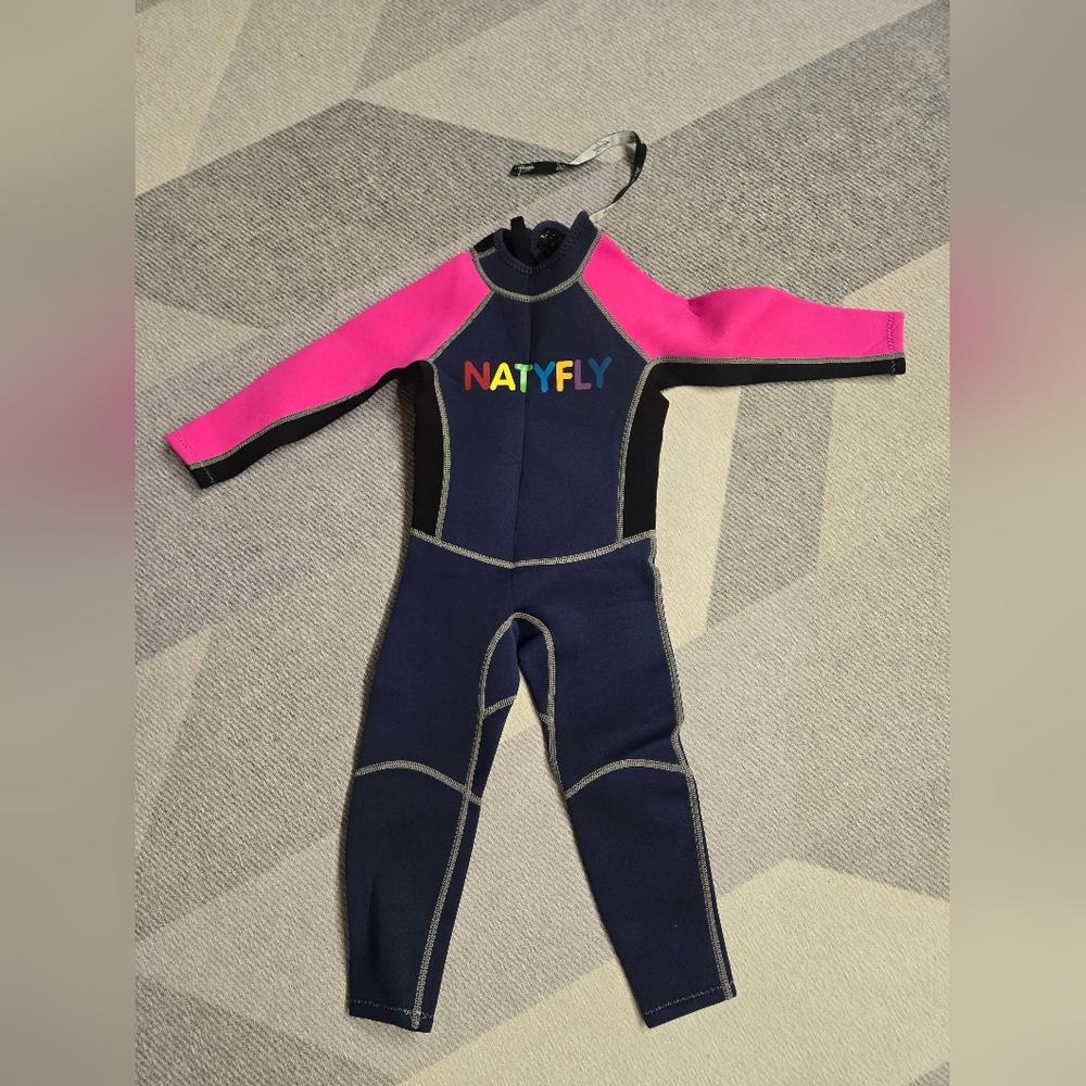 Kids Rashguard - Pink and Navy